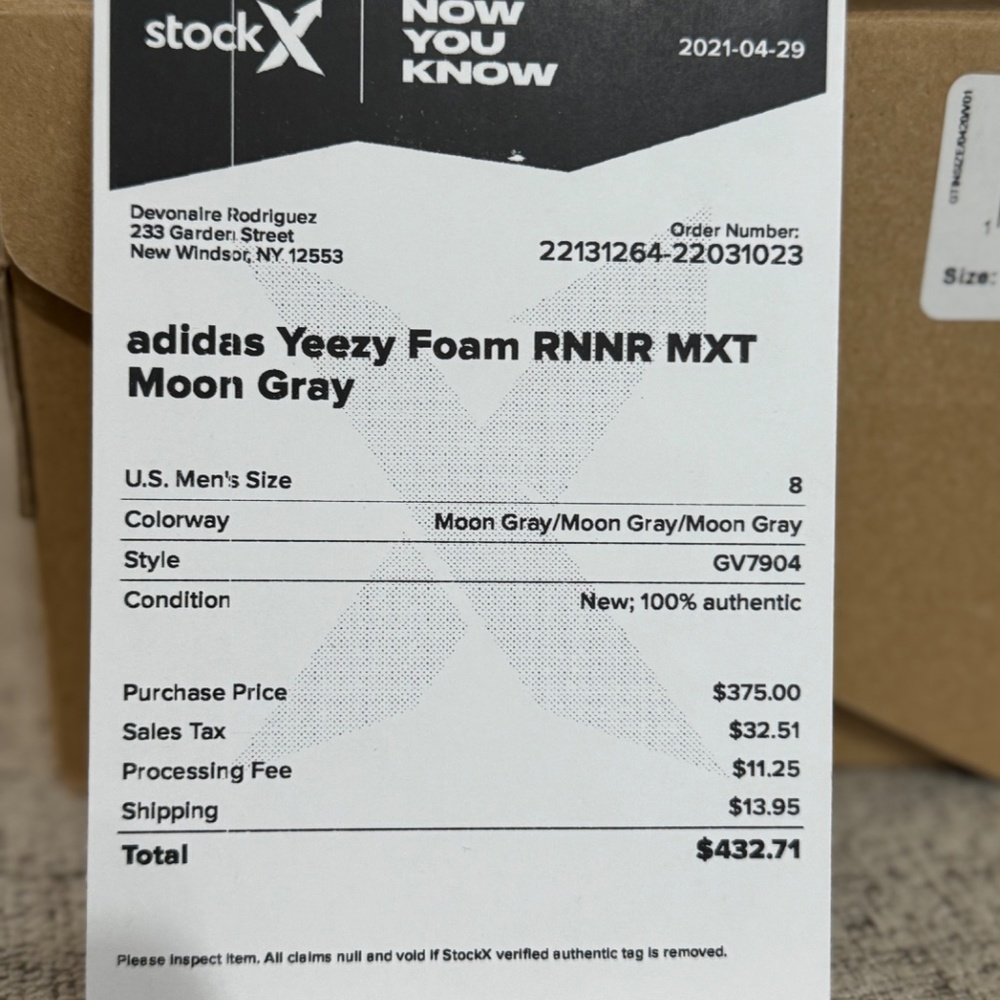 Yeezy Foam Runner MXT Moon Gray - Picture 3 of 8